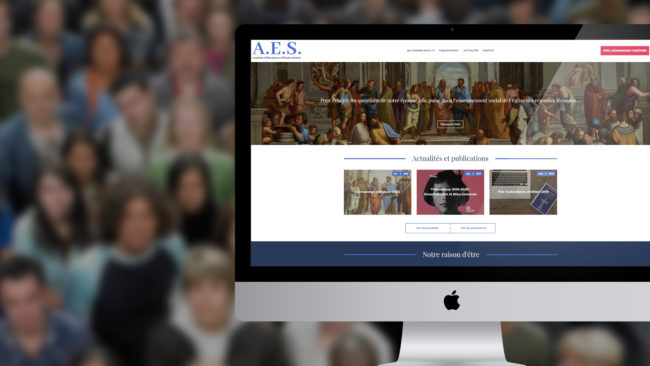 un nouveau site web AES